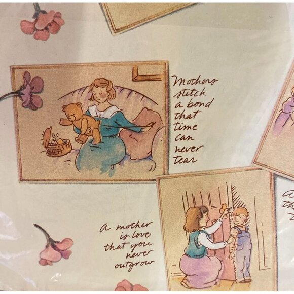 Vintage American Greetings Gift Wrap NEW Mom Mother - Picture 4 of 8